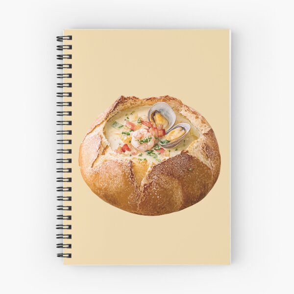 Item preview, Seafood Chowder in a Bread Bowl designed and sold by Violet Peonies.