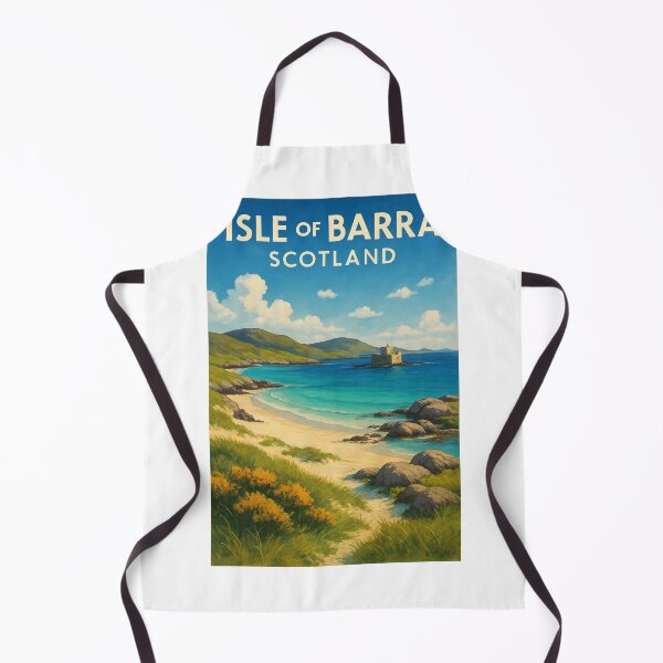 Item preview, Turquoise Bay and Kisimul Castle, Isle of Barra, Outer Hebrides, Scotland designed and sold by Aryabek.