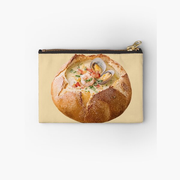 Item preview, Seafood Chowder in a Bread Bowl designed and sold by Violet Peonies.