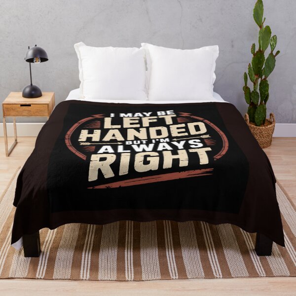 Item preview, I May Be Left Handed But I'm Always Right -Funny Vintage retro T-shirt designed and sold by Viktorio Art Shop.