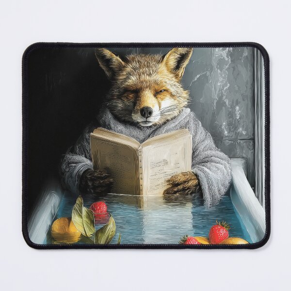 Item preview, Fox in bathtube designed and sold by JBJart.