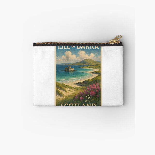 Item preview, Flower-Lined Beaches and Kisimul Castle, Isle of Barra, Scotland designed and sold by Aryabek.