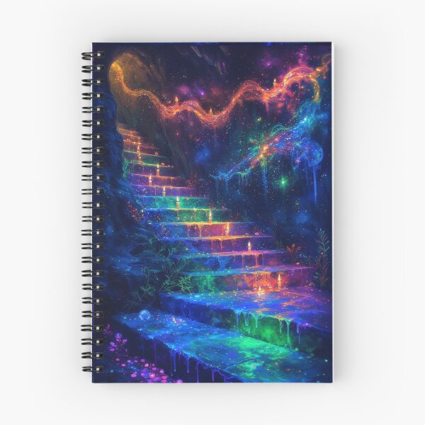 Item preview, Magical staircase with glowing candles designed and sold by Mianku | Für das Leben.