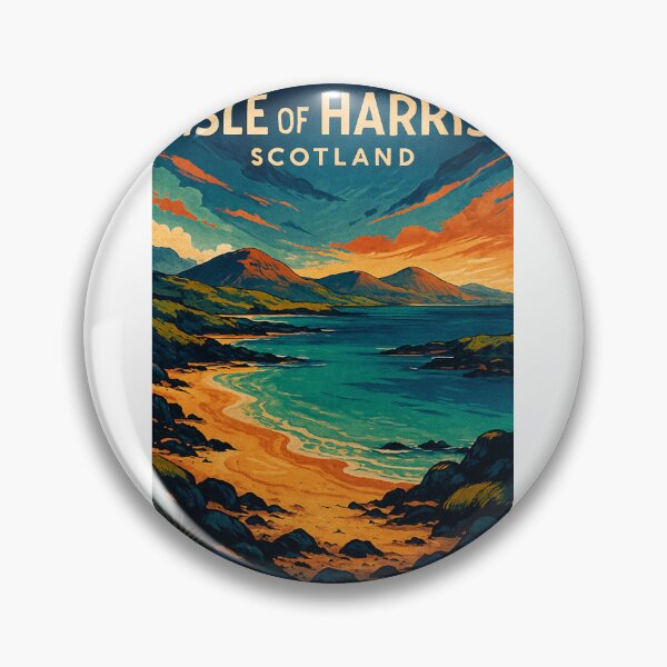 Item preview, Golden Beaches and Mountain Coast, Isle of Harris, Outer Hebrides, Scotland designed and sold by Aryabek.