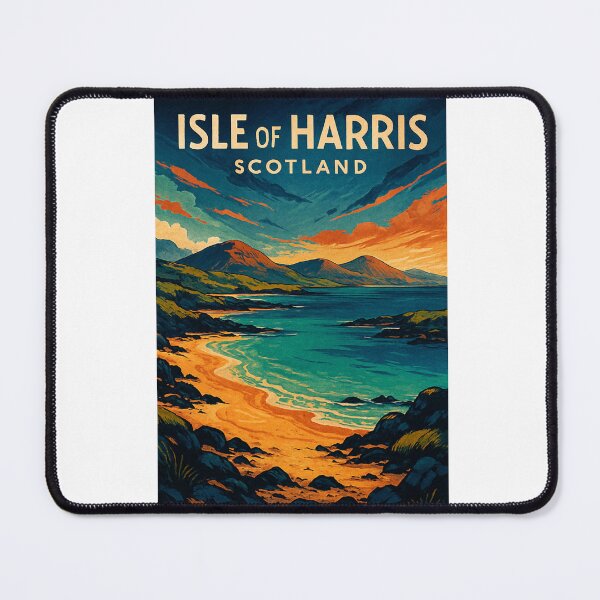 Item preview, Golden Beaches and Mountain Coast, Isle of Harris, Outer Hebrides, Scotland designed and sold by Aryabek.