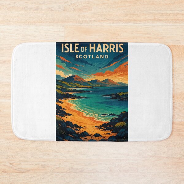 Item preview, Golden Beaches and Mountain Coast, Isle of Harris, Outer Hebrides, Scotland designed and sold by Aryabek.