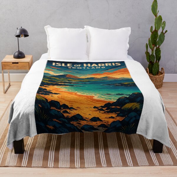 Item preview, Golden Beaches and Mountain Coast, Isle of Harris, Outer Hebrides, Scotland designed and sold by Aryabek.
