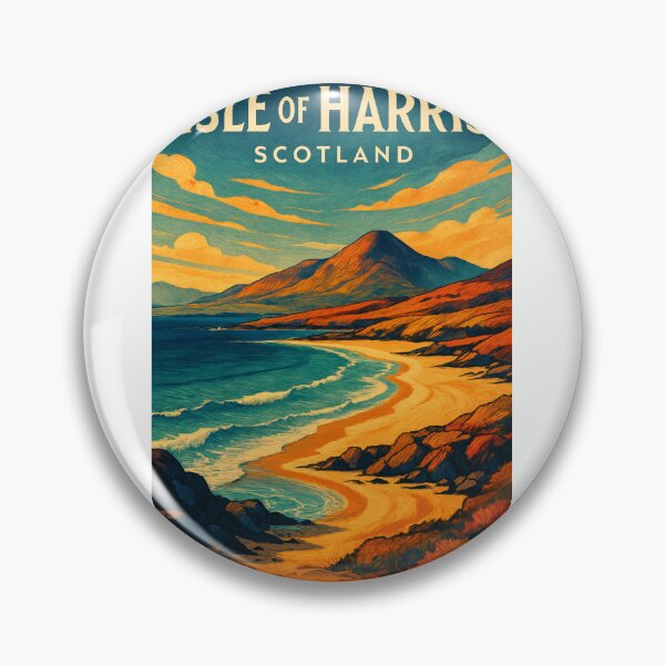 Item preview, Sunset Over Coastal Mountains, Isle of Harris, Outer Hebrides, Scotland designed and sold by Aryabek.