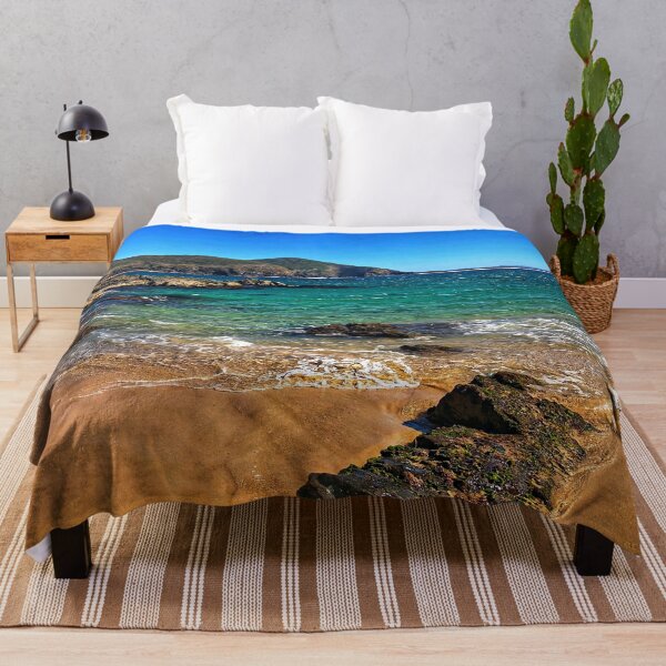 Item preview, Big Rock Little Rock | Australian Coastal Seascape Print designed and sold by Fourpointstudio.
