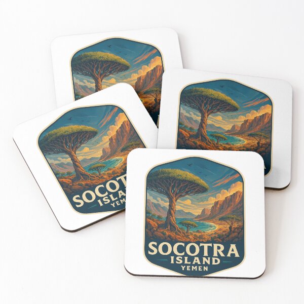 Item preview, Canyon Shores and Dragon Trees, Socotra Island, Yemen designed and sold by Aryabek.