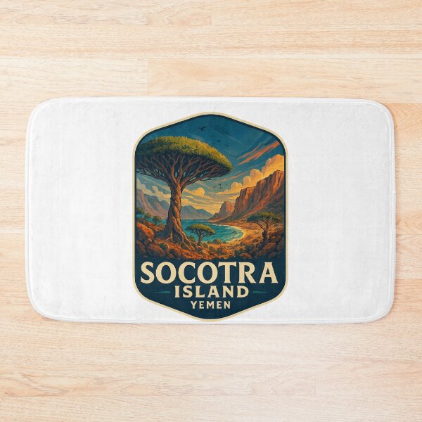 Item preview, Canyon Shores and Dragon Trees, Socotra Island, Yemen designed and sold by Aryabek.