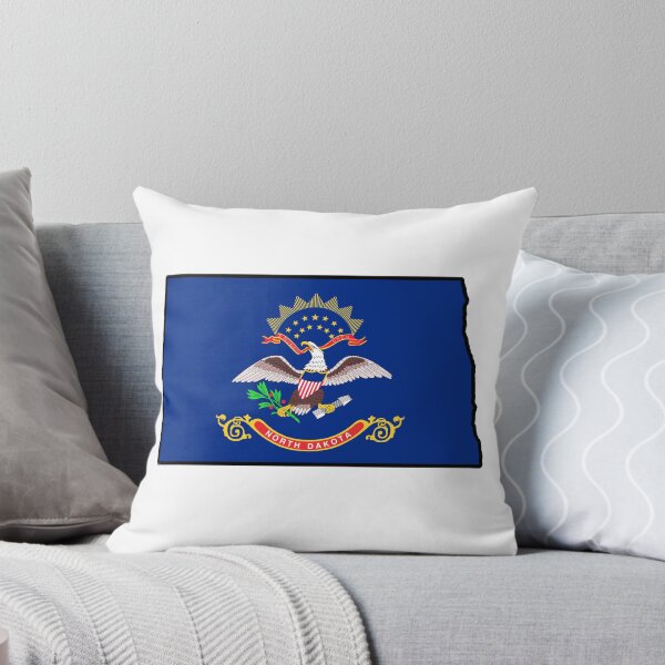 Item preview, State Flag Map of NORTH DAKOTA designed and sold by HFYD.