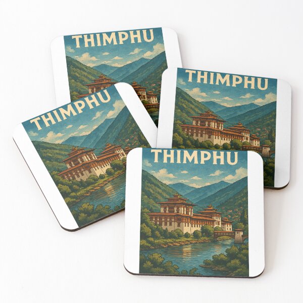 Item preview, Tashichho Dzong and River Valley, Thimphu, Bhutan designed and sold by Aryabek.