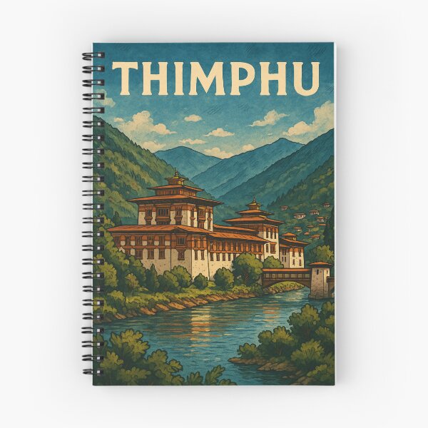 Item preview, Tashichho Dzong and River Valley, Thimphu, Bhutan designed and sold by Aryabek.