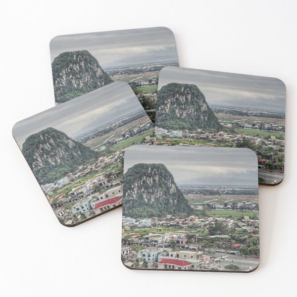 Item preview, Da Nang City & Marble Mountain View | Vietnam Travel Photography Print designed and sold by Fourpointstudio.