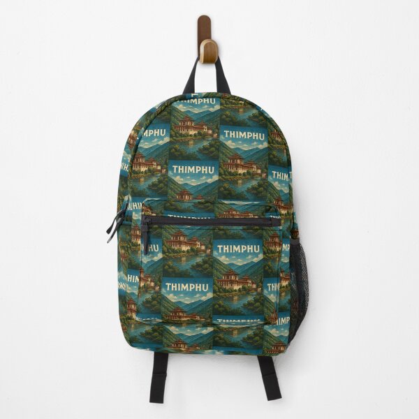 Item preview, Tashichho Dzong and River Valley, Thimphu, Bhutan designed and sold by Aryabek.