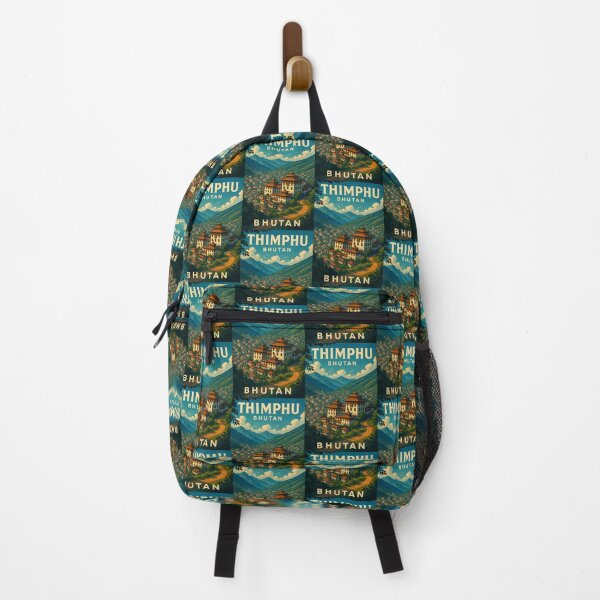 Item preview, Hilltop View of Thimphu Valley and Monasteries, Bhutan designed and sold by Aryabek.