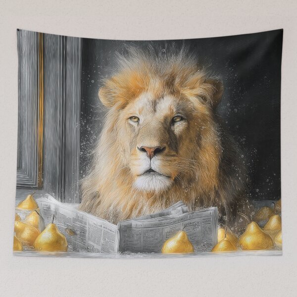 Item preview, Lion in bathtube designed and sold by JBJart.