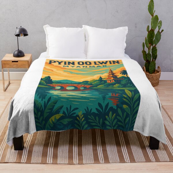 Item preview, Pagoda Reflections and Garden Bridge, Pyin Oo Lwin, Myanmar designed and sold by Aryabek.