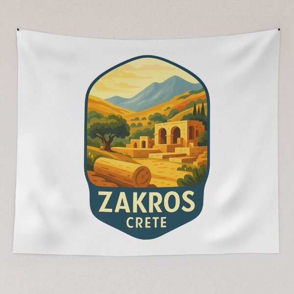 Item preview, Archaeological Site and Olive Groves, Kato Zakros, Crete, Greece designed and sold by Aryabek.