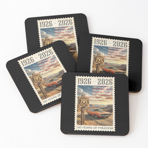 Item preview, Route 66 Centennial Monument Valley Stamp: 100th Anniversary 1926-2026 Muscle Car designed and sold by G350.