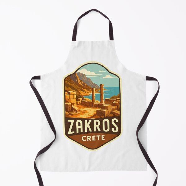 Item preview, Seaside Ruins and Mountain Backdrop, Zakros, Crete, Greece designed and sold by Aryabek.