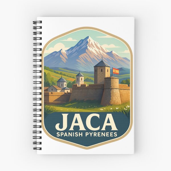 Item preview, Fortress and Alpine Mountains, Jaca, Spanish Pyrenees, Spain designed and sold by Aryabek.