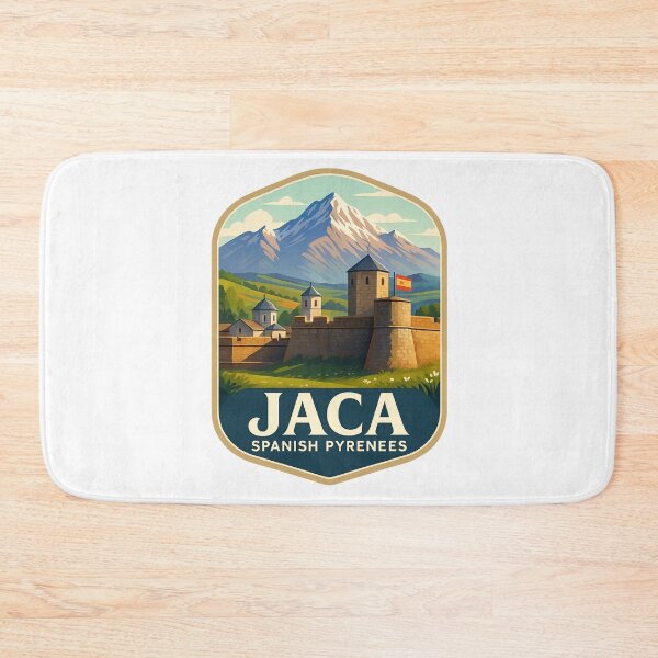 Item preview, Fortress and Alpine Mountains, Jaca, Spanish Pyrenees, Spain designed and sold by Aryabek.