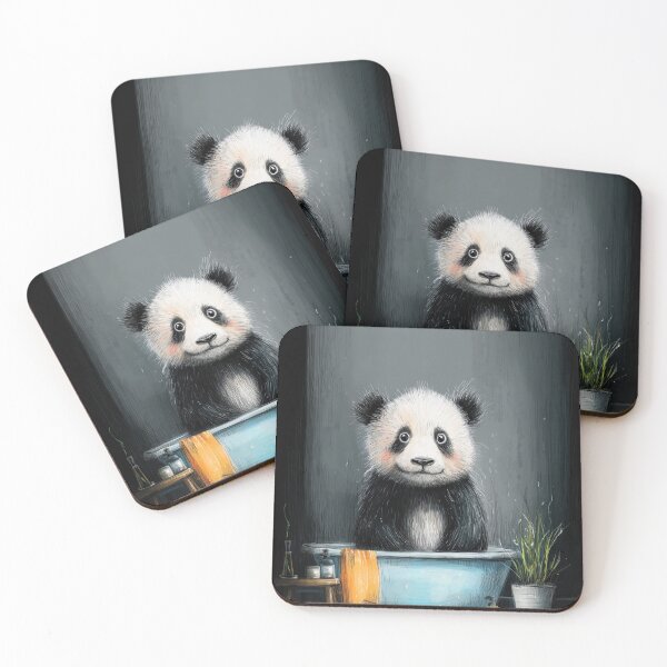 Item preview, Panda in bathtube designed and sold by JBJart.