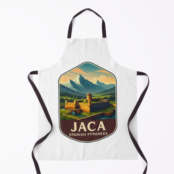 Item preview, Moated Fortress and Snowy Peaks, Jaca, Huesca Province, Spain designed and sold by Aryabek.