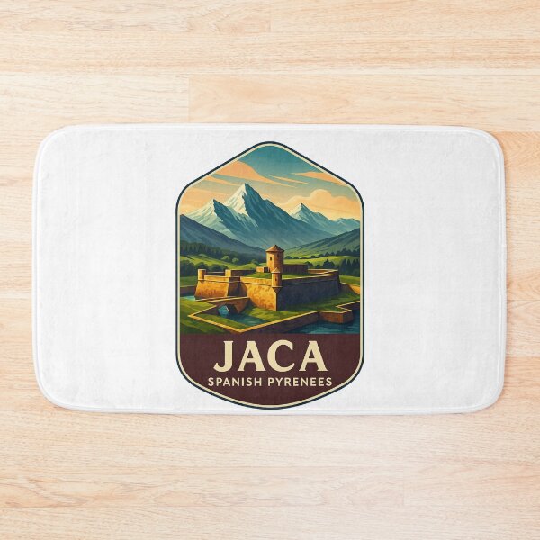 Item preview, Moated Fortress and Snowy Peaks, Jaca, Huesca Province, Spain designed and sold by Aryabek.