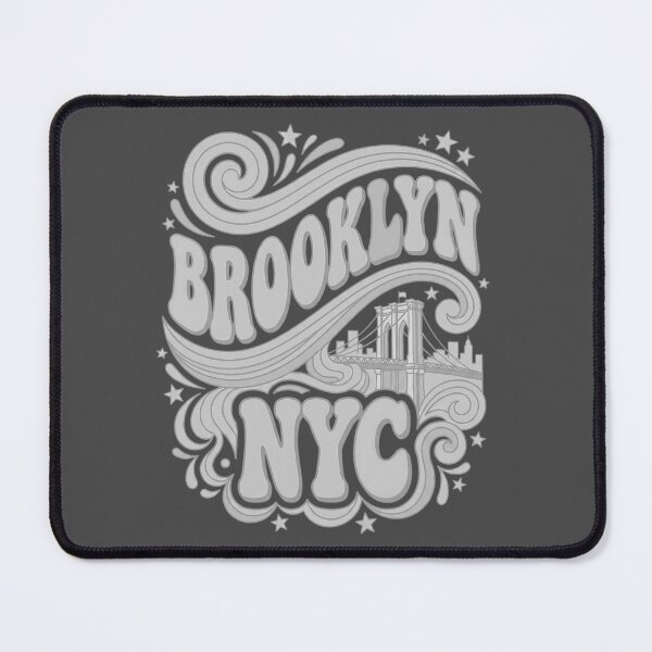 Item preview, Brooklyn NYC Groovy Retro 70s City Graphic Grey designed and sold by WAMTEES.