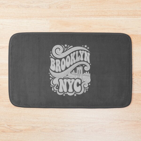 Item preview, Brooklyn NYC Groovy Retro 70s City Graphic Grey designed and sold by WAMTEES.