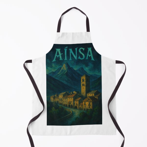 Item preview, Twilight Over Medieval Aínsa and Pyrenean Mountains, Spain designed and sold by Aryabek.