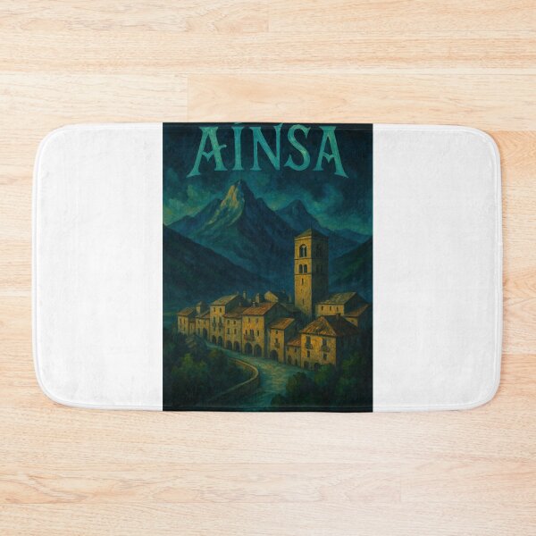 Item preview, Twilight Over Medieval Aínsa and Pyrenean Mountains, Spain designed and sold by Aryabek.