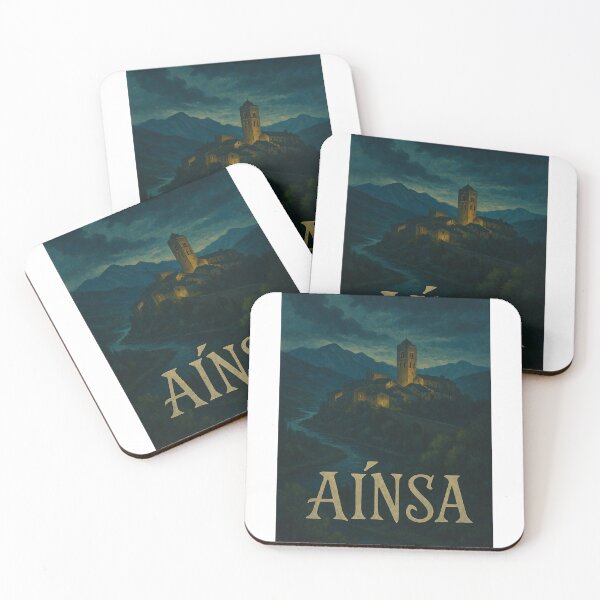 Item preview, Nightfall Over Medieval Aínsa, Sobrarbe, Spanish Pyrenees designed and sold by Aryabek.