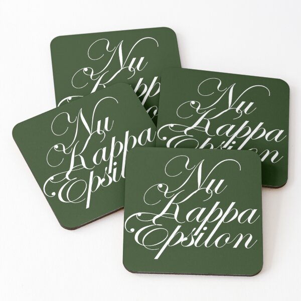 Item preview, Nu Kappa Epsilon Script - Green designed and sold by NKE Merch.