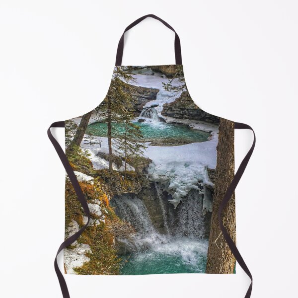 Item preview, Frozen Pools at Johnston Canyon | Banff National Park Nature Print designed and sold by Fourpointstudio.