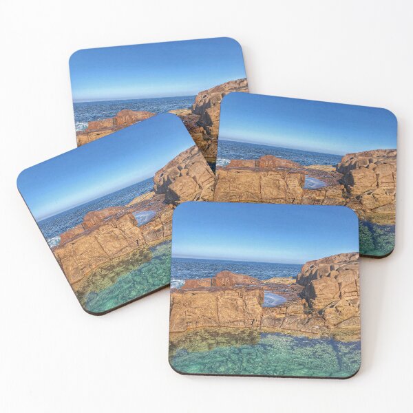Item preview, Clear Rock Pool on the Australian Coast | Coastal Nature Print designed and sold by Fourpointstudio.