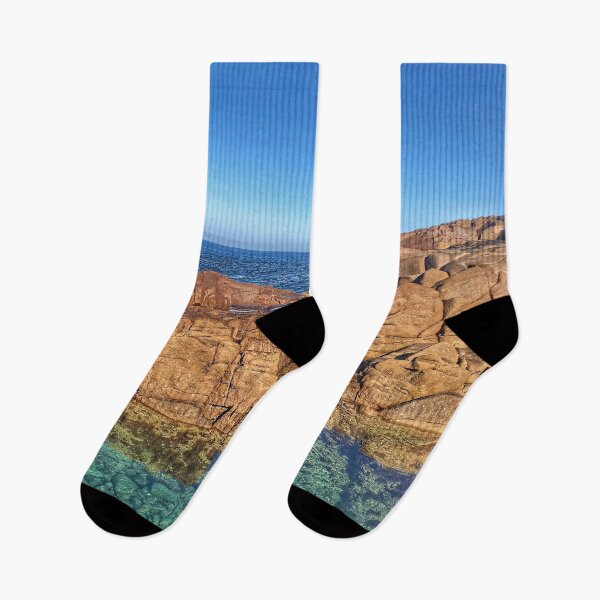 Item preview, Clear Rock Pool on the Australian Coast | Coastal Nature Print designed and sold by Fourpointstudio.