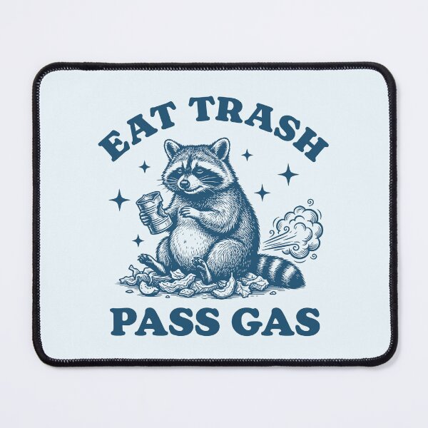Item preview, East Trash Pass Gas Funny Farting Raccoon designed and sold by Y-Vibes.