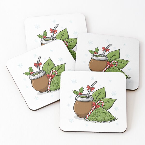 Item preview, Christmas Mate Gourd Illustration designed and sold by Guryl Michal Designs.