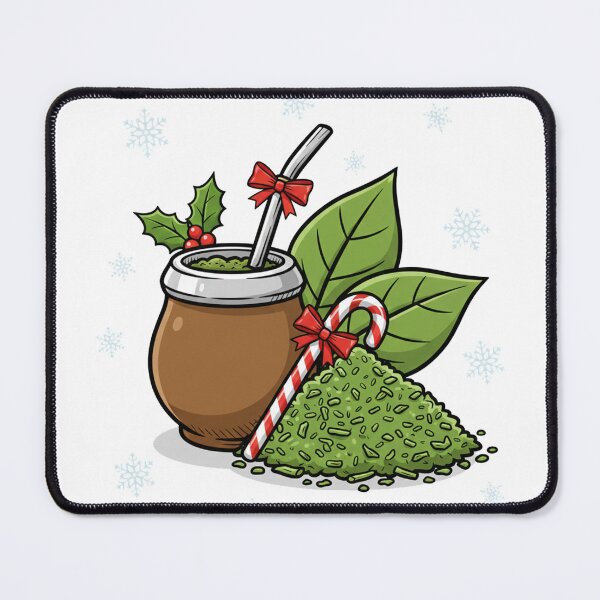 Item preview, Christmas Mate Gourd Illustration designed and sold by Guryl Michal Designs.