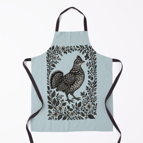 Item preview, Ruffed Grouse Woodland Bird Illustration Cottagecore designed and sold by Sturdust.