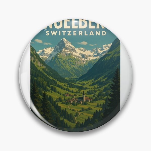 Item preview, Engelberg and Uri Alps Panorama, Obwalden, Switzerland designed and sold by StampMyPassport.