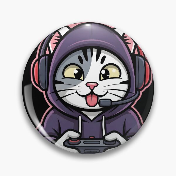 Artikelvorschau, Niedliche Gamer-Katze spielt Videospiele entworfen und verkauft von SoulenCify.