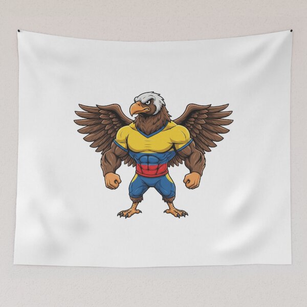 Item preview, Powerful Ecuadorian Andean Condor Football Mascot 2026 designed and sold by ArtByKatti.