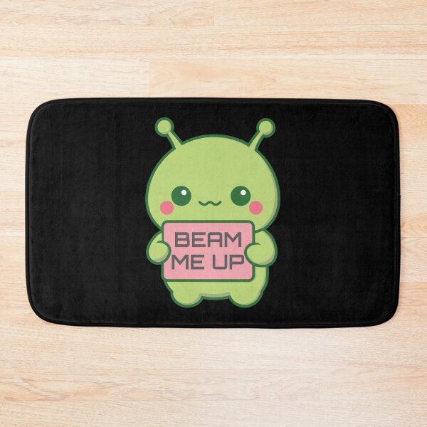 Item preview, Beam Me Up || Cute Kawaii Alien UFO designed and sold by LadyInEverGreen.