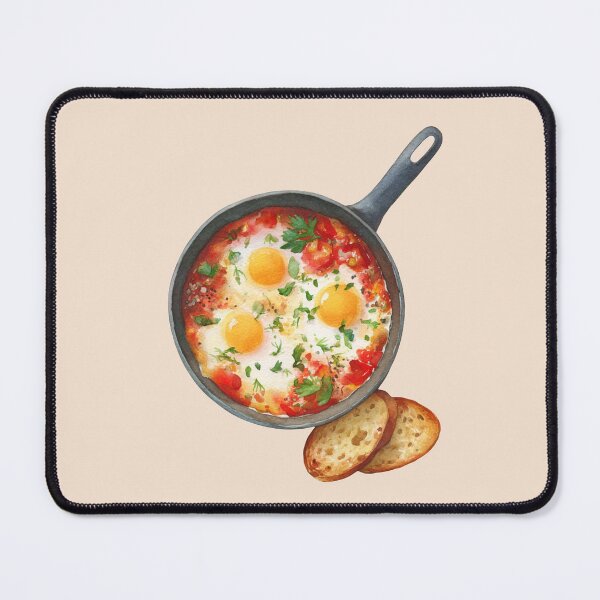 Item preview, Shakshuka in a Cast Iron Pan with Toast designed and sold by Violet Peonies.