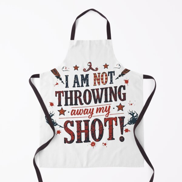 Item preview, I Am Not Throwing Away My Shot: Patriotic Graphic With Bold Text, Stars, And Feathers designed and sold by Rue Market.